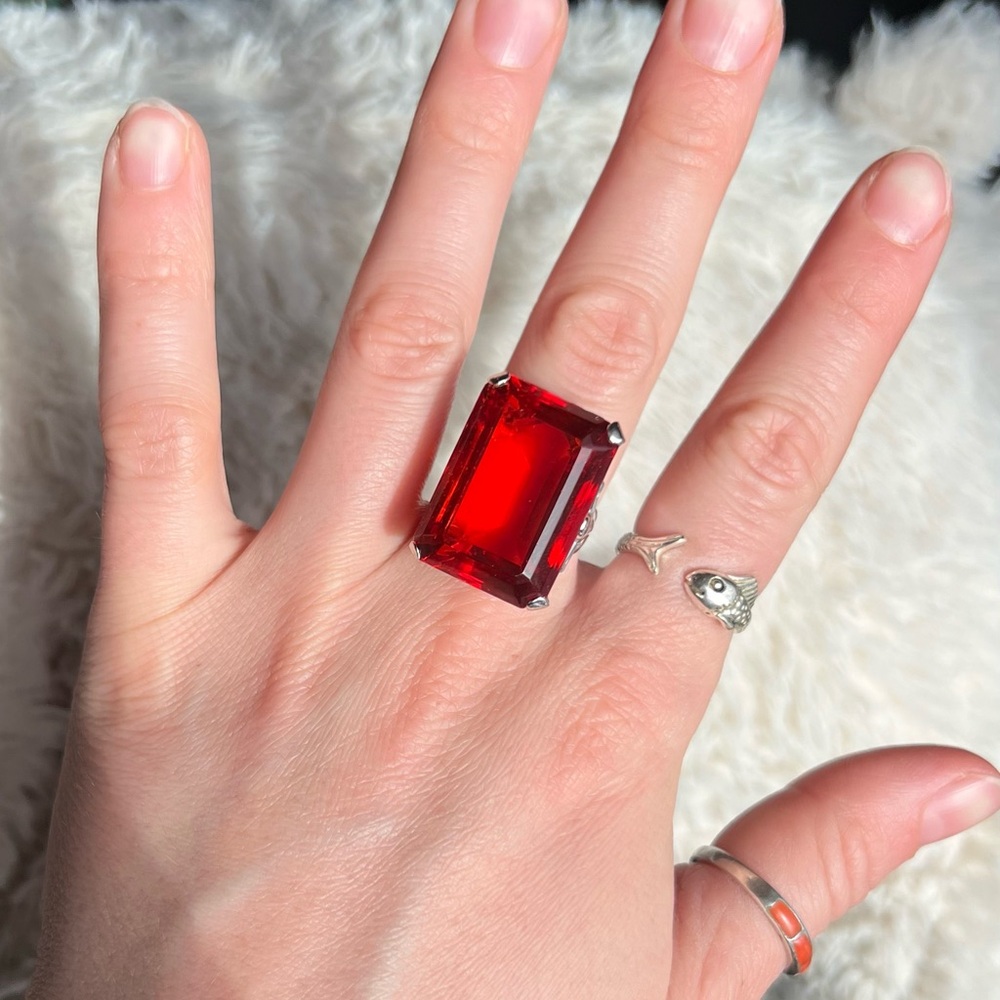 Ridiculously Large Ruby Ring